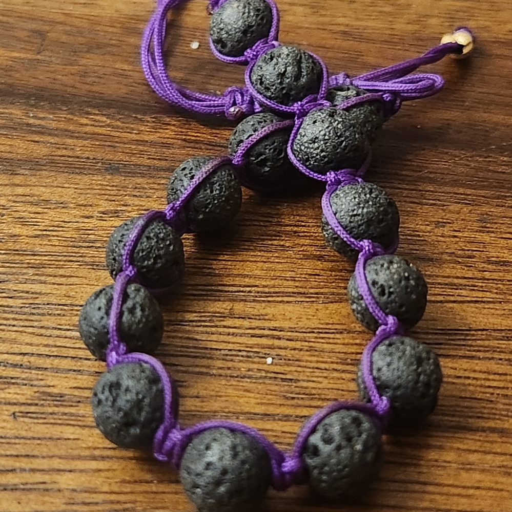 Lava Rock Bead Bracelet